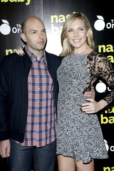 Paul Scheer, June Diane Raphael —  Fotos de Stock