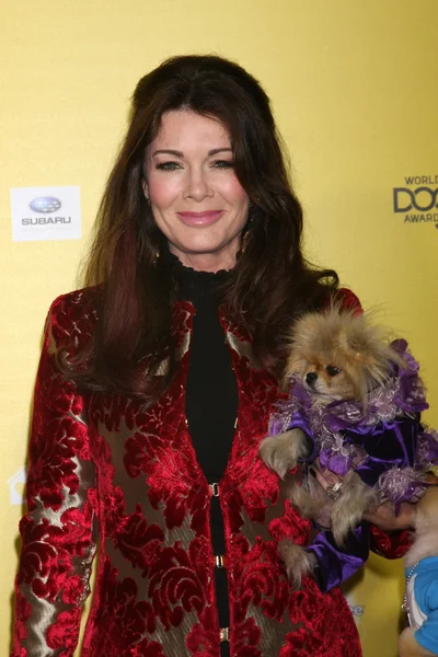 Lisa Vanderpump, Giggy, Jiff le chien — Photo