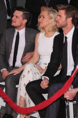Josh Hutcherson, Jennifer Lawrence, Liam Hemsworth