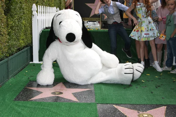 Snoopy Hollywood Walk of Fame Cerimonia — Foto Stock