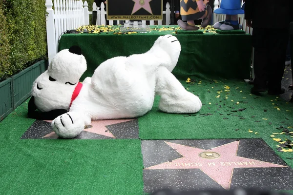 Cerimônia Snoopy Hollywood Walk of Fame — Fotografia de Stock