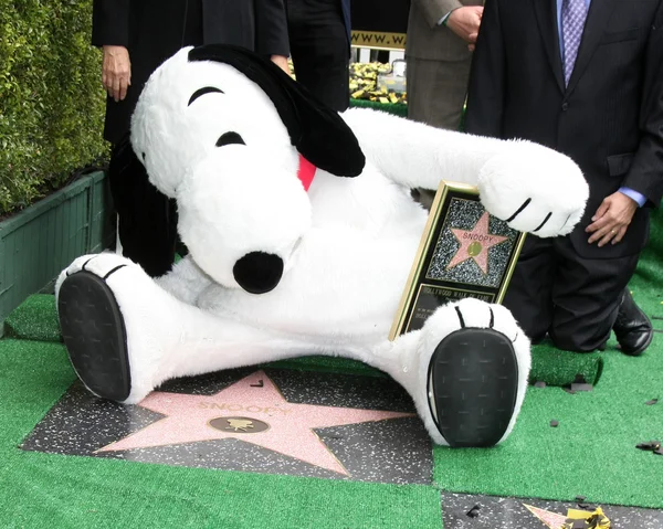 Cérémonie Snoopy Hollywood Walk of Fame — Photo