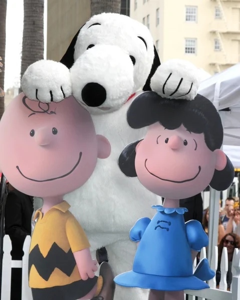 Charlie Brown, Snoopy, Lucy — Stok fotoğraf