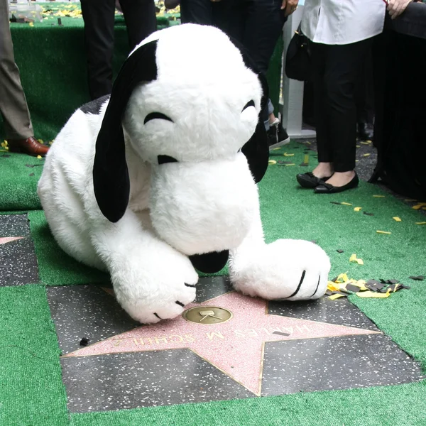 Cérémonie Snoopy Hollywood Walk of Fame — Photo