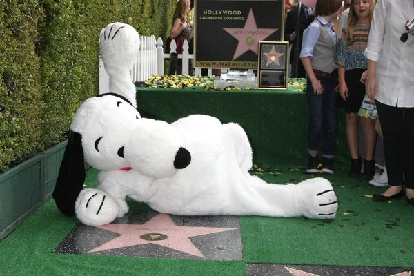Snoopy Hollywood Walk of Fame Cerimonia — Foto Stock