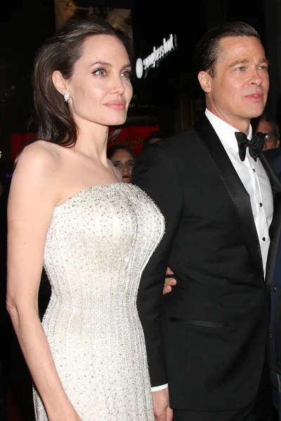 Angelina Jolie Pitt, Brad Pitt — Zdjęcie stockowe