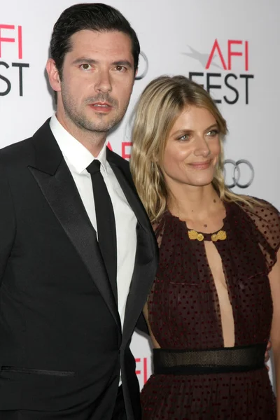 Melvil Poupaud, Melanie Laurent — 图库照片