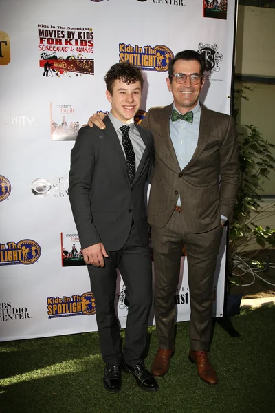 Nolan Gould, Ty Burrell — Fotografia de Stock