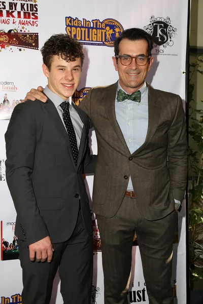 Nolan Gould, Ty Burrell — Stok fotoğraf