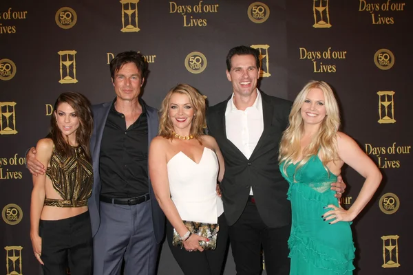 Kate Mansi, Patrick Muldoon, Christie Clark, Austin Peck, Terri Conn — Foto de Stock