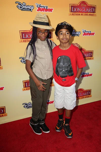 Marsai Martin, Miles Brown — Stock Photo, Image