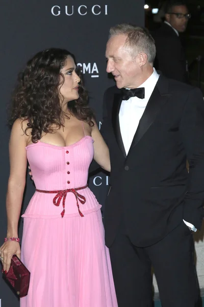 Salma Hayek, Francois Henri Pinault — Stock Photo, Image