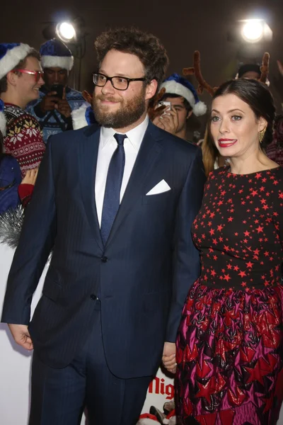 Seth Rogen, Lauren Miller — Stock Photo, Image