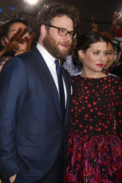 Seth rogen, miller lauren —  Fotos de Stock