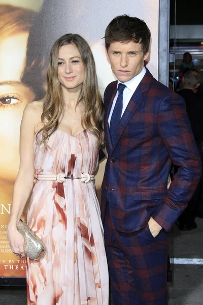 Hannah Bagshawe, Eddie Redmayne — Stock Photo, Image