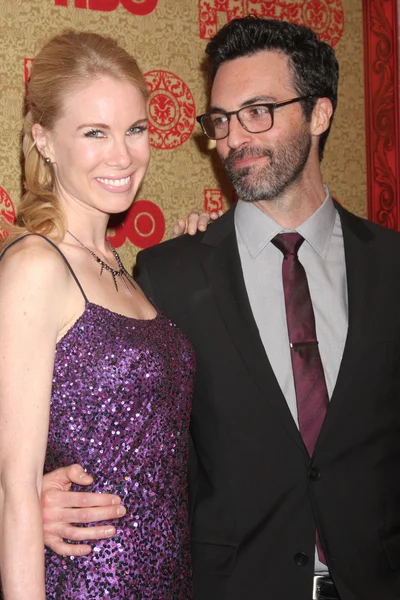 Elspeth Keller, Reid Scott — Foto Stock