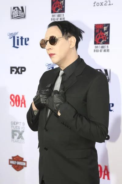Énekes Marilyn Manson — Stock Fotó