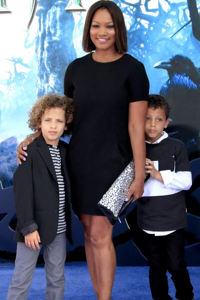 Garcelle Beauvais, figli — Foto Stock