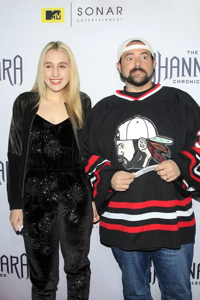 Harley Quinn Smith, Kevin Smith — Stockfoto