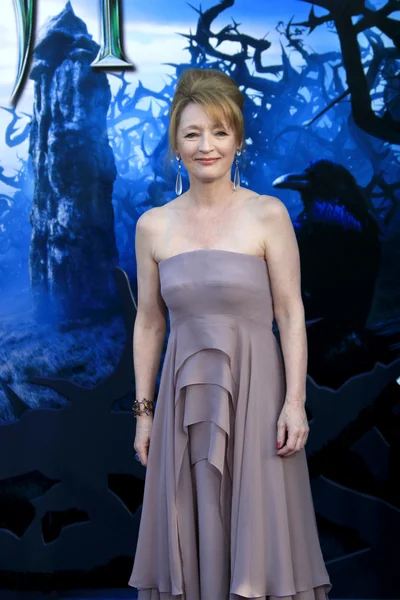 Actrice Lesley Manville — Stockfoto