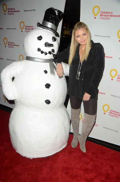 Alli Simpson, Snowman — Stok fotoğraf