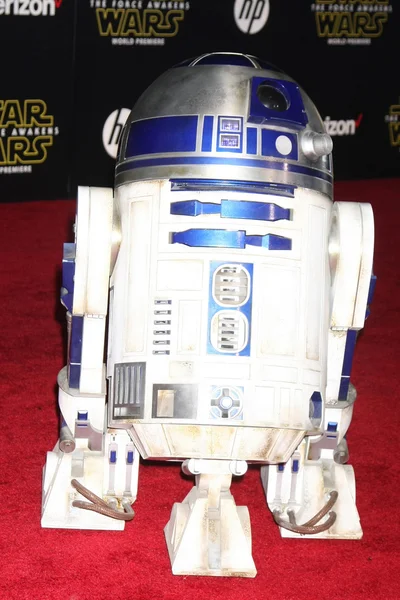 R2-D2 на Star Wars: The Force Awakens World Premiere — стоковое фото