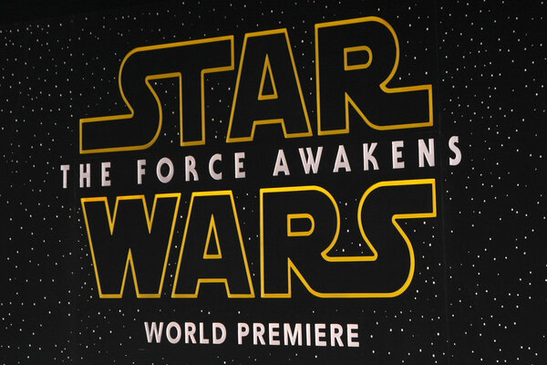 Star Wars: The Force Awakens World Premiere Royalty Free Stock Images