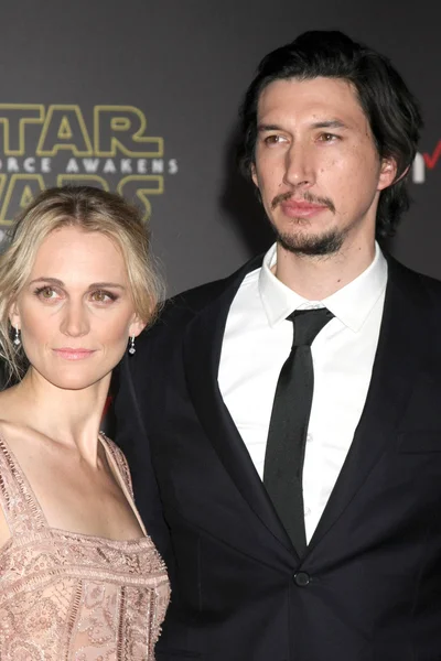 Joanne Tucker, Adam Driver — Foto de Stock