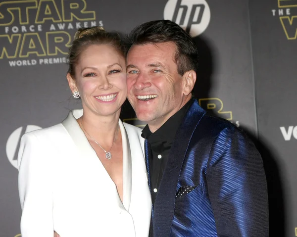 Kym Johnson, Robert Herjavec — Stock Photo, Image