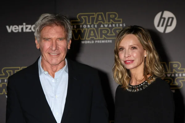 Harrison Ford, Calista Flockhart — Stock Photo, Image