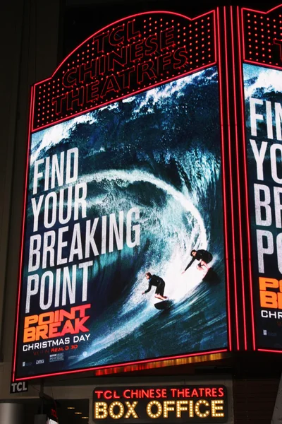 Atmopshere Digital posters Point Break Premiere — 스톡 사진