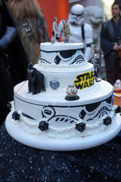 I fan australiani di Star Wars si sposano in un matrimonio a tema Star Wars — Foto Stock