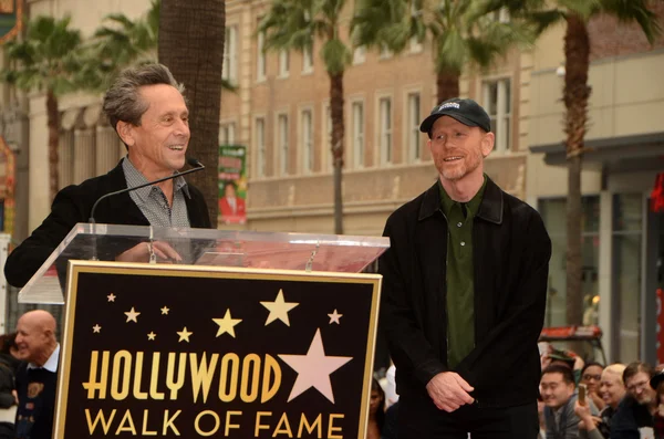 Brian Grazer ja Ron Howard. — kuvapankkivalokuva