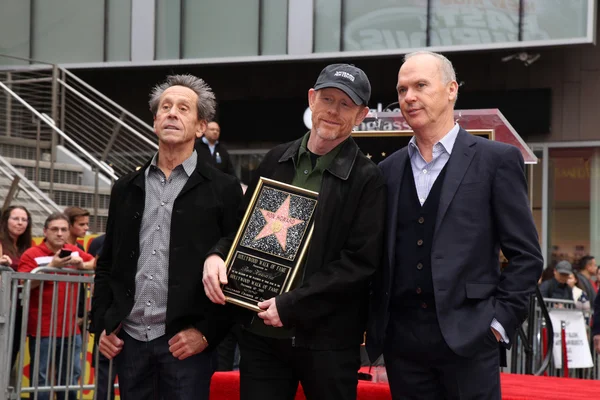 Brian Grazer, Ron Howard, Michael Keaton — Stock Photo, Image