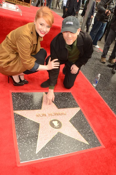 Bryce Dallas Howard, Ron Howard — Stock Photo, Image