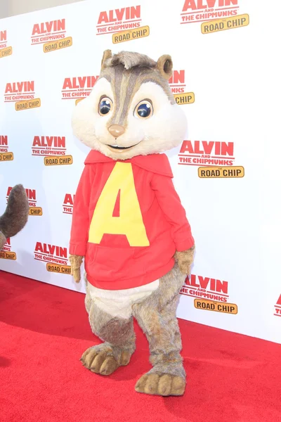 "앨빈과 다람쥐: 로드 칩" 로스앤젤레스 프리미어 — 스톡 사진