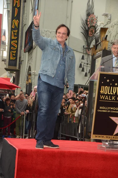 Quentin Tarantino Hollywood Paseo de la Fama Ceremonia de estrellas — Foto de Stock