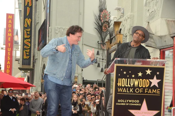 Quentin Tarantino, Samuel L. Jackson — Stock Photo, Image