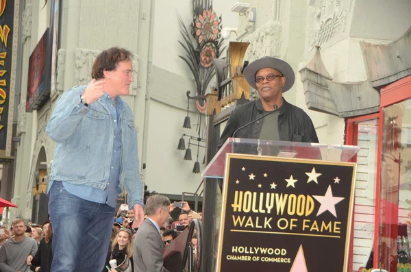 Quentin Tarantino, Samuel L. Jackson — Stock Photo, Image