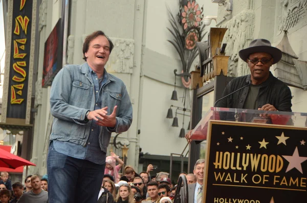 Quentin Tarantino, Samuel L. Jackson — Stock Photo, Image