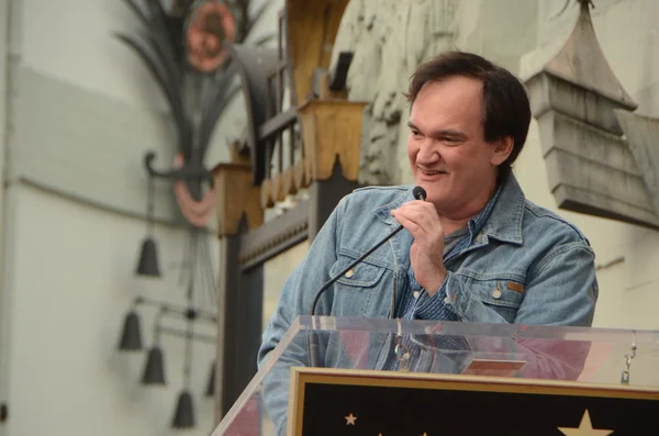 Quentin Tarantino Hollywood Paseo de la Fama Ceremonia de estrellas — Foto de Stock