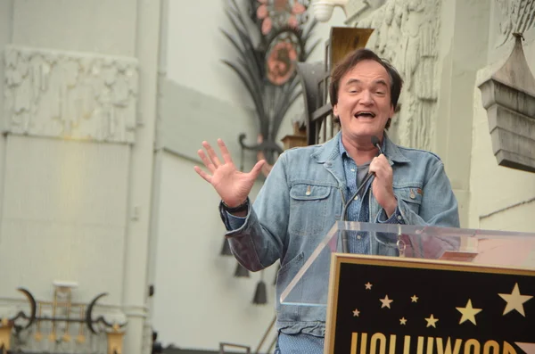 Quentin Tarantino Hollywood Paseo de la Fama Ceremonia de estrellas — Foto de Stock