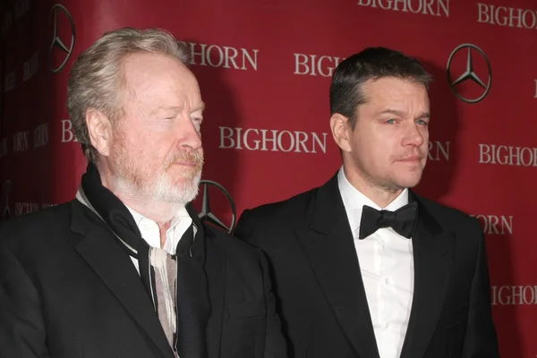 Ridley Scott, Matt Damon — Stok fotoğraf