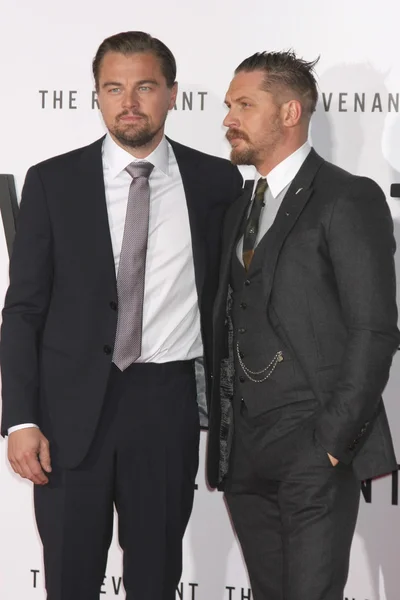 Leonardo DiCaprio, Tom Hardy — Stock Photo, Image