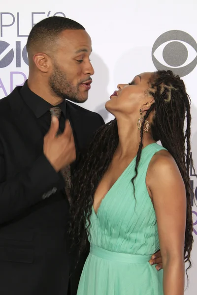 DeVon Franklin, Meagan Bom — Fotografia de Stock