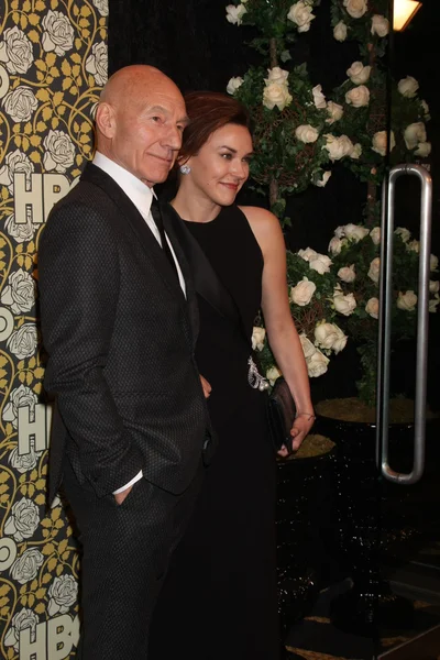 Patrick Stewart, Sunny Ozell — Fotografia de Stock