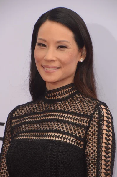 Actress Lucy Liu — Stock Photo, Image