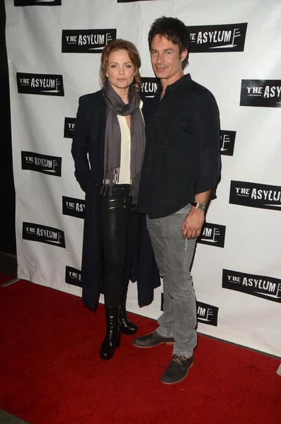 Dina Meyer, Patrick Muldoon — Stockfoto