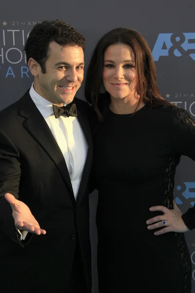 Fred Savage, Jennifer Lynn Stone — Stock Photo, Image