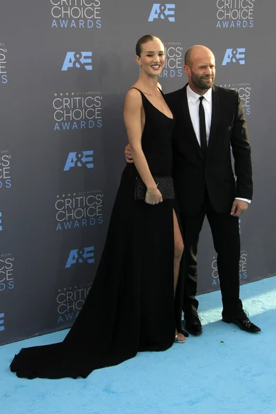 Rosie Huntington-Whiteley, Jason Statham — Stockfoto